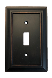 Brainerd W10087-BZM Architect Matte Bronze Single Switch Wall Plate Cover Brainerd W10087-BZM Architect Matte Bronze Single Switch Wall Plate Cover