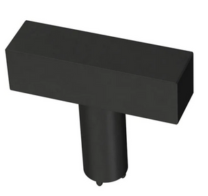 Liberty P43113C-FB 1 1/2" Flat Black Square Bar Cabinet Knob Liberty P43113C-FB 1 1/2" Flat Black Square Bar Cabinet Knob