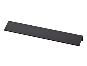 Liberty P31677-FB 8 7/8" 224mm Flat Black Modern Edge Drawer Pull Liberty P31677-FB 8 7/8" 224mm Flat Black Modern Edge Drawer Pull