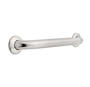 Delta DF5918PS 18" Bath Safety Concealed Mount Grab Bar Peened Stainless Finish Delta DF5918PS 18" Bath Safety Concealed Mount Grab Bar Peened Stainless Finish