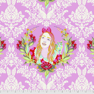 Tula Pink PWTP159 Curiouser & Curiouser Alice Wonder Cotton Fabric By Yd Tula Pink PWTP159 Curiouser & Curiouser Alice Wonder Cotton Fabric By Yd