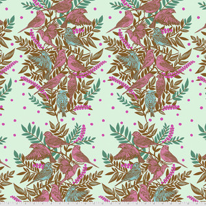 Free Spirit Anna Maria Horner PWAH161 Bright Eyes Visitation Seafoam Fabric By Yard Free Spirit Anna Maria Horner PWAH161 Bright Eyes Visitation Seafoam Fabric By Yard