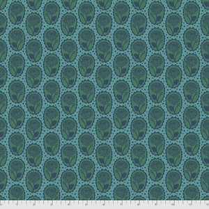 Anna Maria Horner PWAH018 Love Always Locket Ocean Cotton Fabric By Yd Anna Maria Horner PWAH018 Love Always Locket Ocean Cotton Fabric By Yd