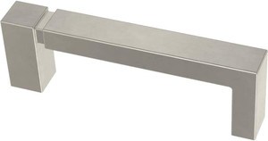 Liberty P40822K-SN 3" Asymmetric Notched Cabinet Drawer Pull Satin Nickel 10 Pack