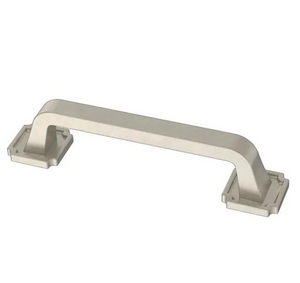 Liberty P40124C-SN 3 3/4" Notched Backplate Cabinet & Drawer Pull Satin Nickel Liberty P40124C-SN 3 3/4" Notched Backplate Cabinet & Drawer Pull Satin Nickel