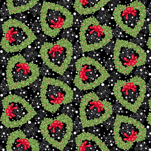 Studio E Snow Place Like Home Tossed Wreath Black Cotton Flannel Fabric By Yard Studio E Snow Place Like Home Tossed Wreath Black Cotton Flannel Fabric By Yard