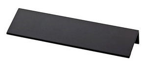Liberty P31673-FB 3 3/4" 96mm Flat Black Modern Edge Drawer Pull Liberty P31673-FB 3 3/4" 96mm Flat Black Modern Edge Drawer Pull