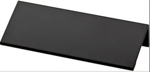 Liberty P30778-FB 3" 76mm Flat Black Modern Edge Drawer Pull Liberty P30778-FB 3" 76mm Flat Black Modern Edge Drawer Pull