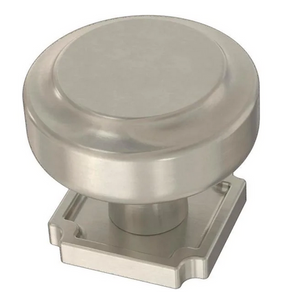 Liberty P40127C-SN 1 1/4" Notched Backplate Cabinet & Drawer Knob Satin Nickel Liberty P40127C-SN 1 1/4" Notched Backplate Cabinet & Drawer Knob Satin Nickel