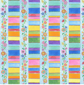 Blank Quilting Loca Linda II Stripe Lt. Blue Cotton Fabric By The Yard Blank Quilting Loca Linda II Stripe Lt. Blue Cotton Fabric By The Yard