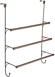 Franklin Brass 193153-CBZ Over-the-Door 3-Bar Towel Rack Classic Bronze Finish Franklin Brass 193153-CBZ Over-the-Door 3-Bar Towel Rack Classic Bronze Finish