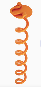 Vortex ANCFS16-ORG 16" Folding Ring Spiral Anchor Landscape Stake Orange Finish