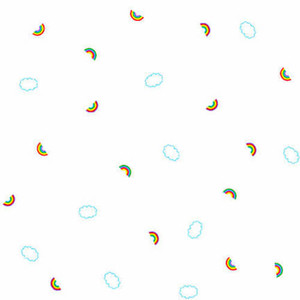 Blank Quilting Lower the Volume Rainbows White Cotton Fabric By The Yard Blank Quilting Lower the Volume Rainbows White Cotton Fabric By The Yard