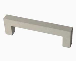 Liberty P41874W-SN 3 3/4" Satin Nickel Square Cabinet Drawer Pull Liberty P41874W-SN 3 3/4" Satin Nickel Square Cabinet Drawer Pull