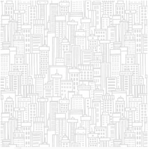 Blank Quilting Morning Mist VI Buildings White Cotton Fabric By The Yard Blank Quilting Morning Mist VI Buildings White Cotton Fabric By The Yard