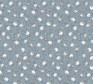 Stof Fabrics Bella Rose Small Roses Lake Cotton Fabric By The Yard Stof Fabrics Bella Rose Small Roses Lake Cotton Fabric By The Yard