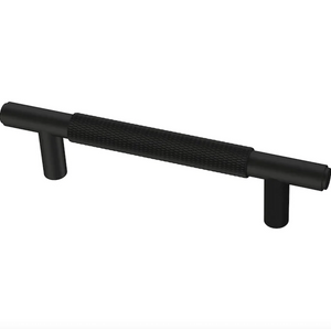 Brainerd P44272W-FB 3 3/4" Knurled Bar Cabinet & Drawer Pull Matte Black Brainerd P44272W-FB 3 3/4" Knurled Bar Cabinet & Drawer Pull Matte Black
