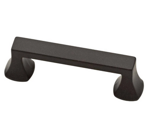 Liberty P27940C-FB 3" Mandara Flat Black Cabinet Drawer Pull Liberty P27940C-FB 3" Mandara Flat Black Cabinet Drawer Pull