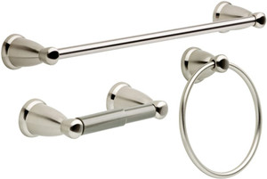 Franklin Brass KIN3PC-SN Kinla 3 Piece Bath Set Satin Nickel Finish Franklin Brass KIN3PC-SN Kinla 3 Piece Bath Set Satin Nickel Finish