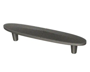 Liberty P39353C-904 3 3/4" Modern Herringbone Cabinet Pull Heirloom Silver Liberty P39353C-904 3 3/4" Modern Herringbone Cabinet Pull Heirloom Silver