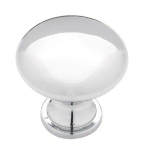 Liberty P50154C-CHR1 1/4" Chrome Round Garrett Cabinet Drawer Knob Liberty P50154C-CHR1 1/4" Chrome Round Garrett Cabinet Drawer Knob