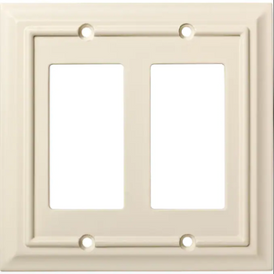 Brainerd W31565-LAL Light Almond Classic Architect Double GFCI Decora Wall Plate Cover Brainerd W31565-LAL Light Almond Classic Architect Double GFCI Decora Wall Plate Cover