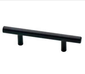 Liberty P27507C-FB 3" European Flat Black Bar Drawer Pull 6 Pack Liberty P27507C-FB 3" European Flat Black Bar Drawer Pull 6 Pack
