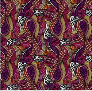 Adrienne Leban BioGeo 2 Little Daffy Taffy Hot Cotton Fabric By Yd Adrienne Leban BioGeo 2 Little Daffy Taffy Hot Cotton Fabric By Yd