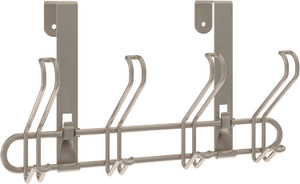 Franklin Brass OTDW04F-NIC Nickel Quad Over the Door Hook Franklin Brass OTDW04F-NIC Nickel Quad Over the Door Hook