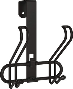 Franklin Brass OTDW02F-FB Flat Black Double Over the Door Hook Franklin Brass OTDW02F-FB Flat Black Double Over the Door Hook