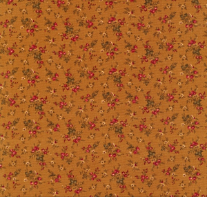Henry Glass Right as Rain Floral Chestnut Fabric By The Yard Henry Glass Right as Rain Floral Chestnut Fabric By The Yard