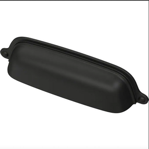 Liberty P39948W-FB Dual Mount 3" & 3 3/4" Cabinet Drawer Amulet Cup Pull Flat Black Liberty P39948W-FB Dual Mount 3" & 3 3/4" Cabinet Drawer Amulet Cup Pull Flat Black
