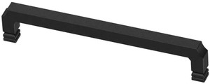 Liberty P39072C-FB 6 5/16" Notched Cabinet Drawer Pull Flat Black Liberty P39072C-FB 6 5/16" Notched Cabinet Drawer Pull Flat Black