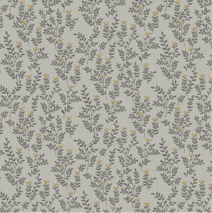 Henry Glass Bloomin' Poppies Tiny Flowers Gray Fabric By The Yard Henry Glass Bloomin' Poppies Tiny Flowers Gray Fabric By The Yard