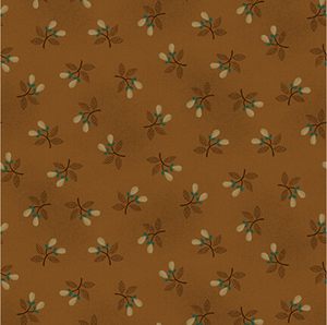 Henry Glass Gratitude & Grace Berry Sprigs Chestnut Fabric By Yard Henry Glass Gratitude & Grace Berry Sprigs Chestnut Fabric By Yard