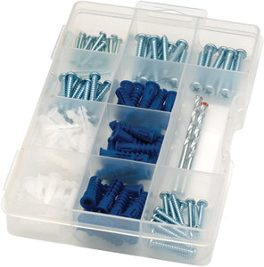 Arrow 160455 142 Piece Drywall Bit, Screws & Anchor Assortment Arrow 160455 142 Piece Drywall Bit, Screws & Anchor Assortment