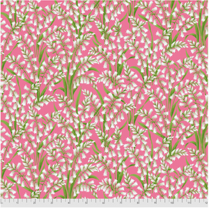 Snow Leopard Secret Stream Little Bluebells Pink Fabric by The Yard Snow Leopard Secret Stream Little Bluebells Pink Fabric by The Yard
