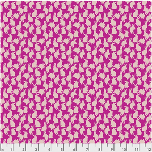 Natalie Lete Woodland Walk Mini Rabbits Fuschia Fabric By Yard Natalie Lete Woodland Walk Mini Rabbits Fuschia Fabric By Yard