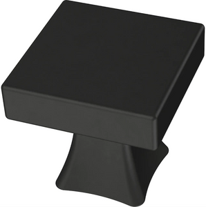 Liberty P43421W-FB Flat Black 1" Casual Square Cabinet Knob Liberty P43421W-FB Flat Black 1" Casual Square Cabinet Knob
