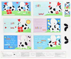 Studio E Huggable & Loveable You Are a Gift to Me Panel Cotton Fabric By Yard Studio E Huggable & Loveable You Are a Gift to Me Panel Cotton Fabric By Yard