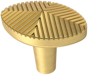 Liberty P38481C-117 1 3/8" Modern Herringbone Cabinet Knob Brushed Brass 4 Pack Liberty P38481C-117 1 3/8" Modern Herringbone Cabinet Knob Brushed Brass 4 Pack