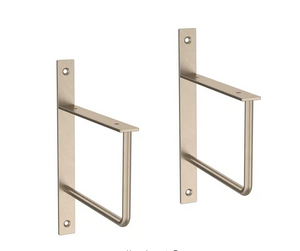 Liberty S43791C-NIC 6" Nickel U Shaped Decorative Shelf Bracket (2-Pack) Liberty S43791C-NIC 6" Nickel U Shaped Decorative Shelf Bracket (2-Pack)