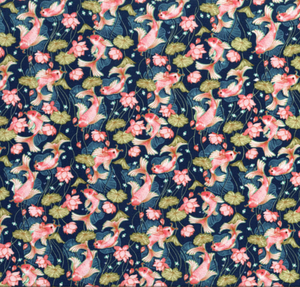 Studio E Koi Garden Small Koi Fish Multi Fabric By The Yard Studio E Koi Garden Small Koi Fish Multi Fabric By The Yard