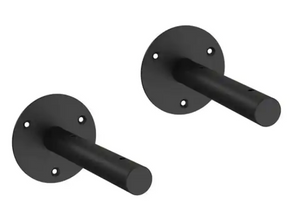 Liberty S43788C-FB Flat Black 6" Decorative Post Style Shelf Bracket(2-Pack)