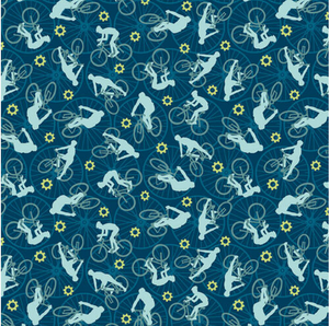 Studio E Silent Sports Tossed Bicyclists Teal Fabric By The Yard Studio E Silent Sports Tossed Bicyclists Teal Fabric By The Yard