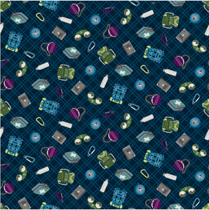 Studio E Silent Sports Outdoor Accessories Blue Fabric By The Yard Studio E Silent Sports Outdoor Accessories Blue Fabric By The Yard