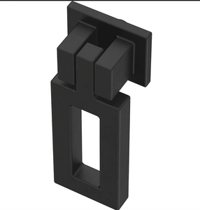 Liberty P44997W-FB 1" Geometric Pendant Cabinet Drawer Knob Flat Black