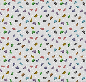 Stof Winter 4 You Winter Gear Gray Fabric By The Yard Stof Winter 4 You Winter Gear Gray Fabric By The Yard