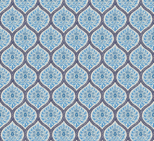 Free Spirit Sanderson Madurai Small Indigo Fabric By The Yard