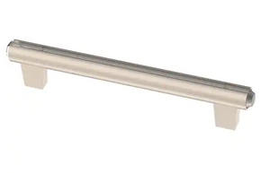 Liberty P45077C-116 Clear Acrylic & Satin Nickel 5 1/16" Cabinet Drawer Bar Pull Liberty P45077C-116 Clear Acrylic & Satin Nickel 5 1/16" Cabinet Drawer Bar Pull